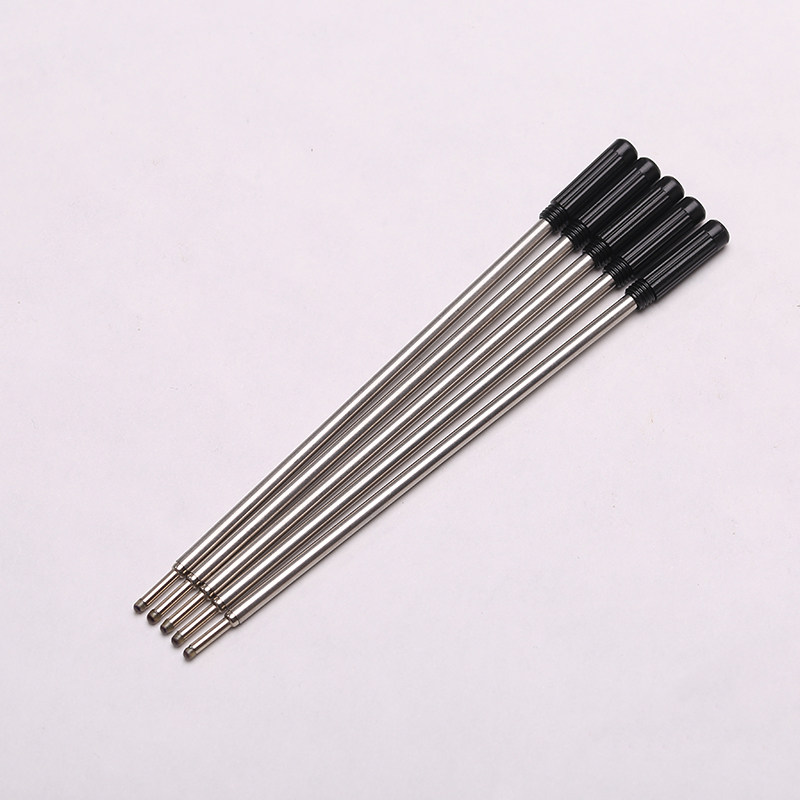 오래된 회전식 볼펜 리필 금속 유성 볼펜 리필 블루|블랙|레드 1.0MM 10개