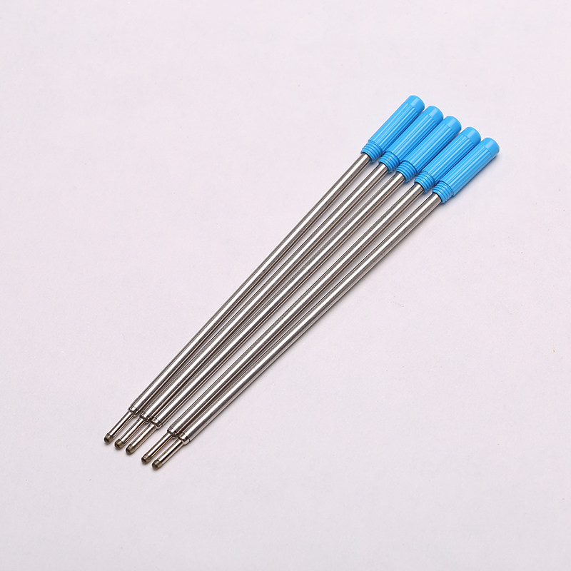 오래된 회전식 볼펜 리필 금속 유성 볼펜 리필 블루|블랙|레드 1.0MM 10개