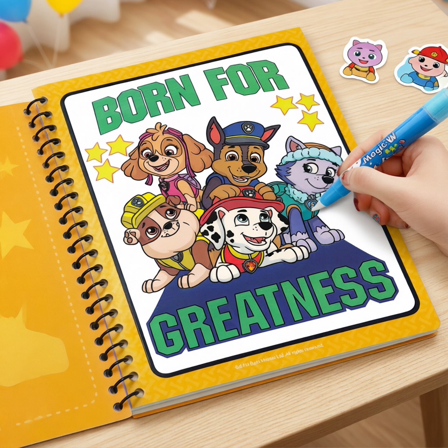 儿童神奇水画本幼儿园图画书反复涂色绘本涂鸦本画册玩具清水绘画