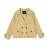 风衣外套女 NV系列休闲风纯色上衣舒适长袖 2026年春装 Outlets专柜