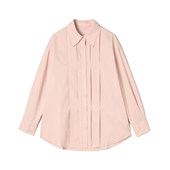 Outlets专柜 高端MN系列衬肤显白中长款 长袖 2026年春装 宽松衬衫 女