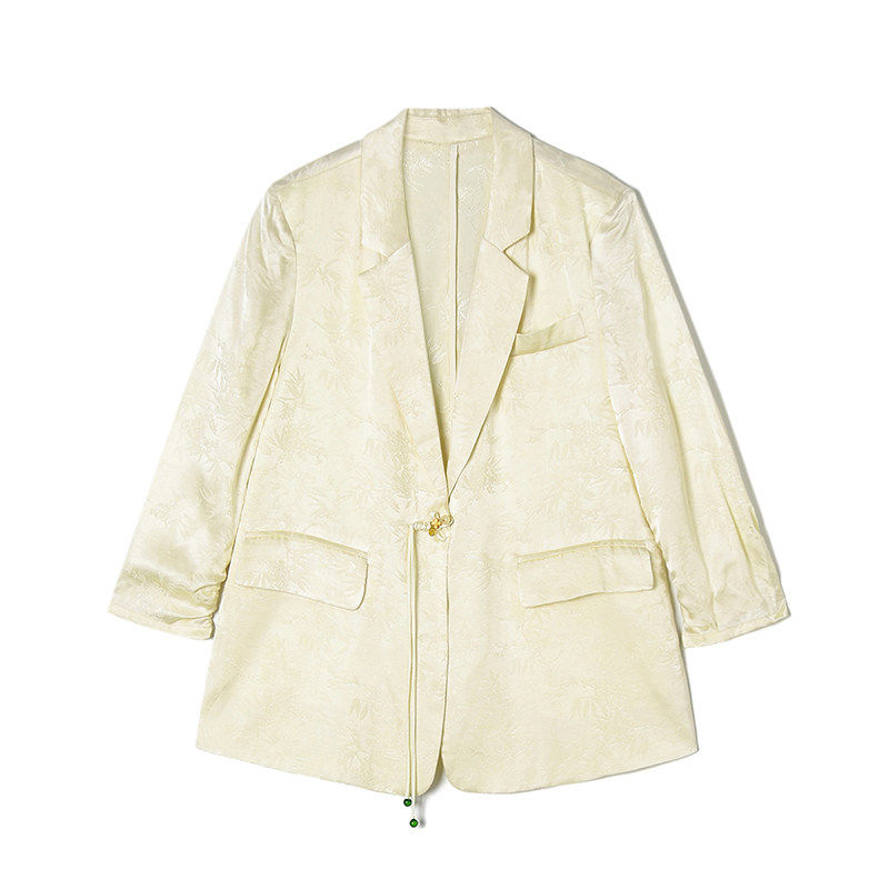 2026年春Outlets正品 高端WT系列职业高级感西装上衣中长款外套女