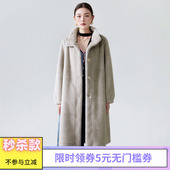 奥莱专柜正品 黄金绒大衣毛呢外套女 优雅气质长款 DR冬装 2025新款