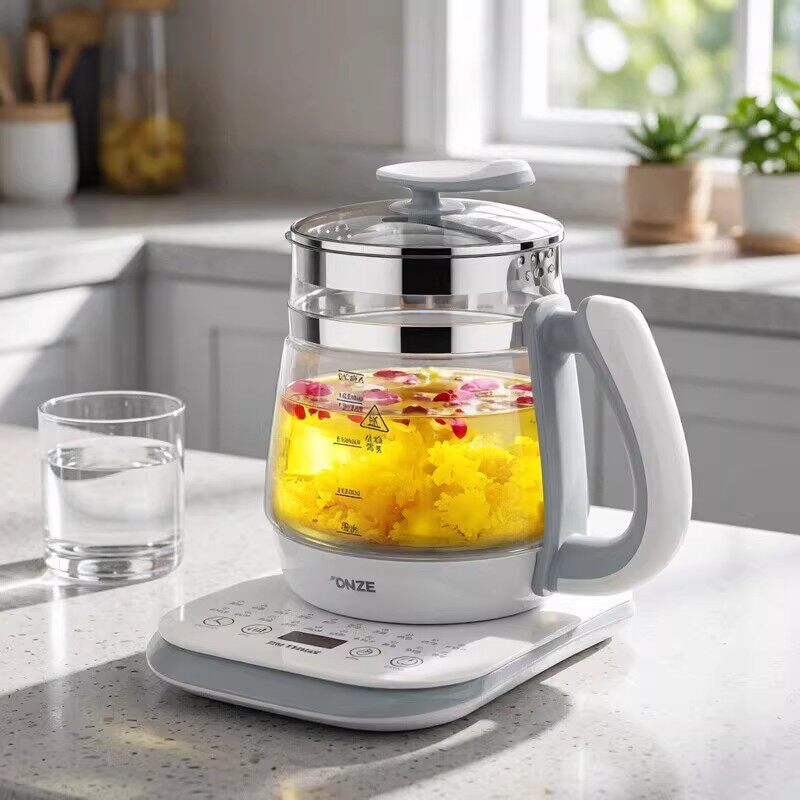 天际养生壶家用多功能电热花茶壶全自动玻璃养身煮茶器办公室小型