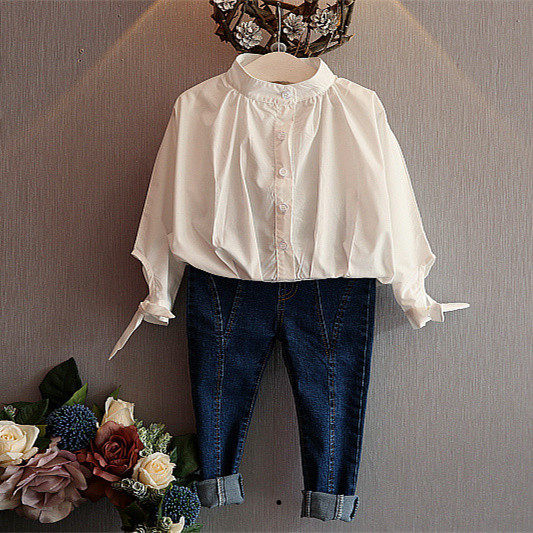 Chemise fille à manche longue - Ref 2085768 Image 1