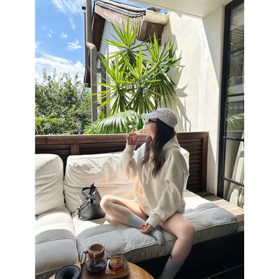 OPS LA MODE 9.21 20:00 舒适形态500克复合白色卫衣