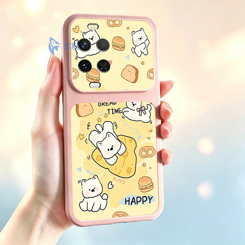 KN吐司puppy适用华为nova14Pro软边框硬背板手机壳MIA-AL00包边防摔保护套