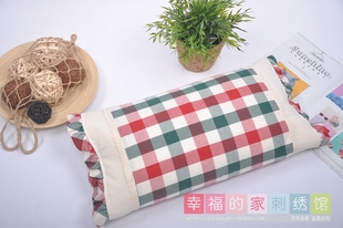 韩式纯棉花布大号舒适角度好舒服填充荞麦拆洗复古枕头成人单人