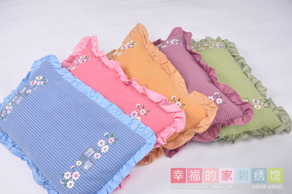 韩式儿童幼儿园学生荞麦枕芯保健枕成人休闲多用枕头可拆洗