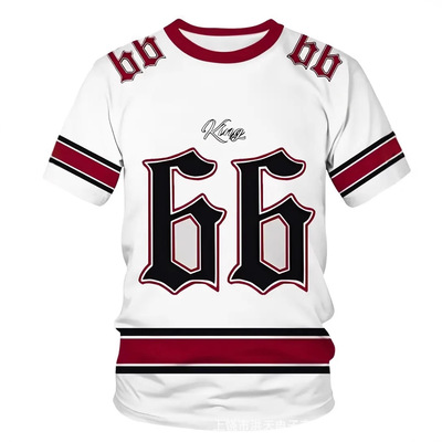 Men's Chicago No.23 3D Printed T-shirt 芝加哥23号3D印花T恤