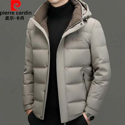 皮尔卡丹2025冬季新款男士羽绒服