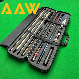 1/2分体球杆装冲打跳杆防水防撞耐用多槽杆箱九球杆盒大头杆盒包