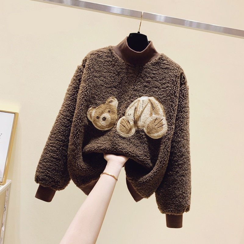 品牌童装撤柜清仓女童加绒卫衣