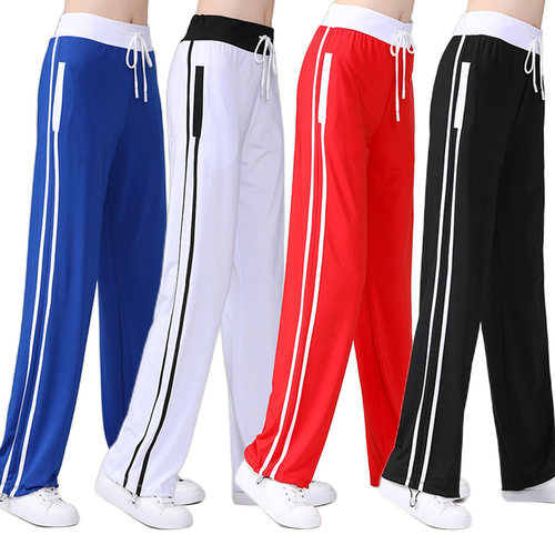 直筒广场舞运动裤女夏款杨丽萍