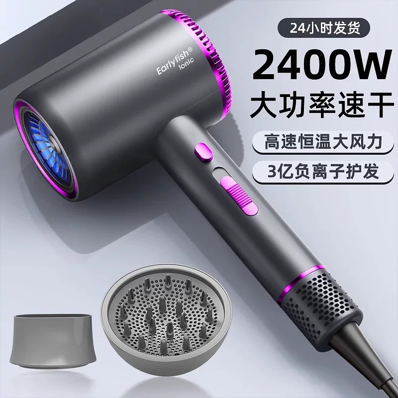 德国大功率冷热风电吹风家用高速恒温大风力负离子护发吹干机速干
