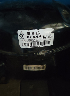 二手拆机LG冰箱压缩机MA98LAEM定速R134a