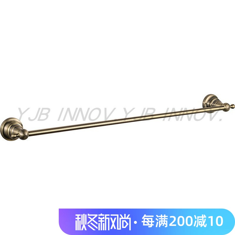 青古铜60cm单杆毛巾架厂家直销