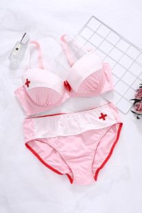 日本cosplay护士制服诱惑胖MM大码 90C90D90G95B95D95E95G 文胸套装