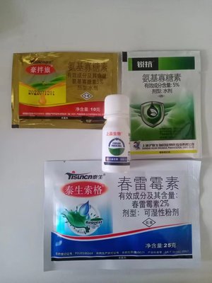 细菌性病害组合氨基寡糖素+咪鲜胺乙蒜素+春雷霉素农药杀菌剂