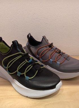 Hush Puppies暇步士男鞋网布透气厚底增高休闲户外运动鞋02279