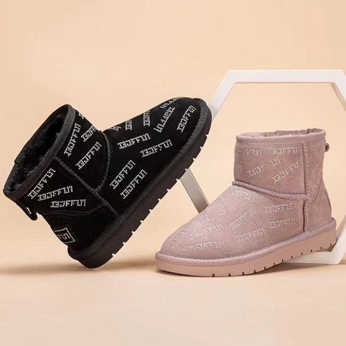 柏纷雪地靴冬季套筒厚绒靴子保暖