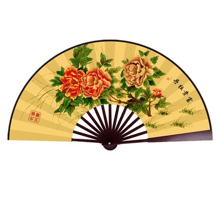 中国风7寸8寸10寸绢布折扇男女舞蹈表演扇古典戏曲扇子