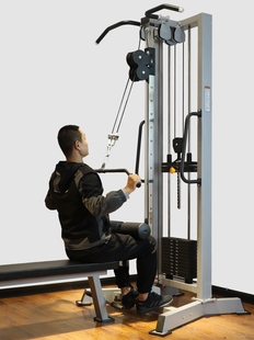 健身综合训练器大小单边飞鸟夹胸高低位拉背引体股四二头踢腿提臀