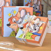 疯狂动物城礼物盒空盒子生日礼物盒送男女生衣服手办伴手礼包装 盒