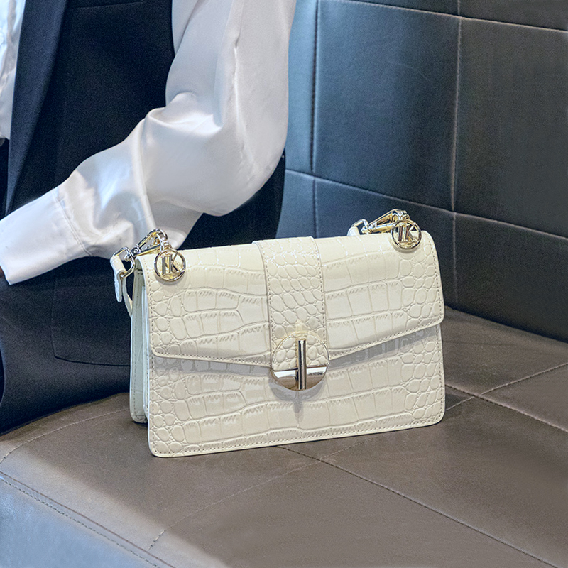 鳄鱼纹高级感时尚腋下包