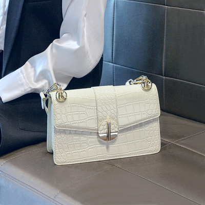 鳄鱼纹高级感时尚腋下包