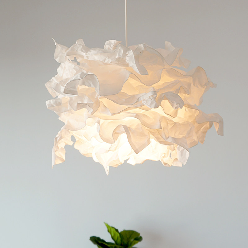 民宿酒店艺术克鲁宁灯罩创意卧室餐厅客厅灯纸质北欧装饰云朵吊灯