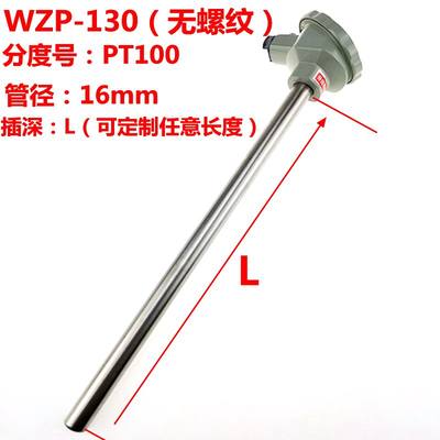 WZP130/WZP-230 PT100铠装热电阻WZP330铂热电阻热电偶温度传感器