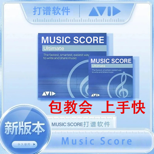 西贝柳斯打谱软件打谱制谱服务staffpad远程安装服务教学包教会