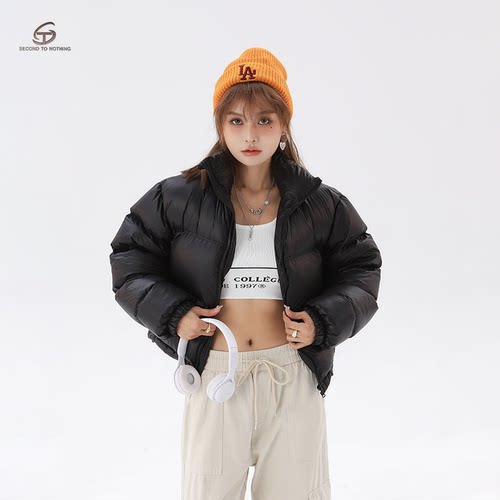 羽绒服女2024新款白鸭绒短款