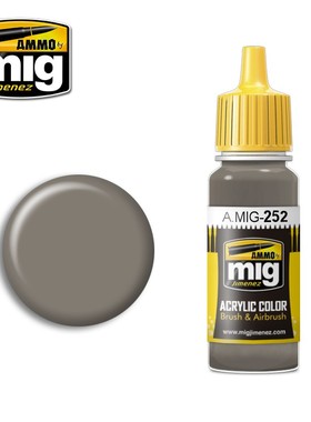 钢铁苍穹 AMMO MIG 水性漆 252 灰棕色 AMT-1 17毫升