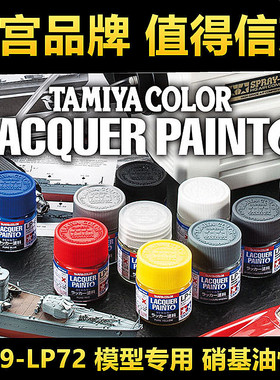 钢铁苍穹 田宫 LP49-LP72 高达军模民用科幻模型 速干硝基油性漆