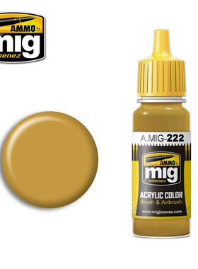 钢铁苍穹 AMMO MIG 水性漆 222 RLM79 SANDGELB 17ml