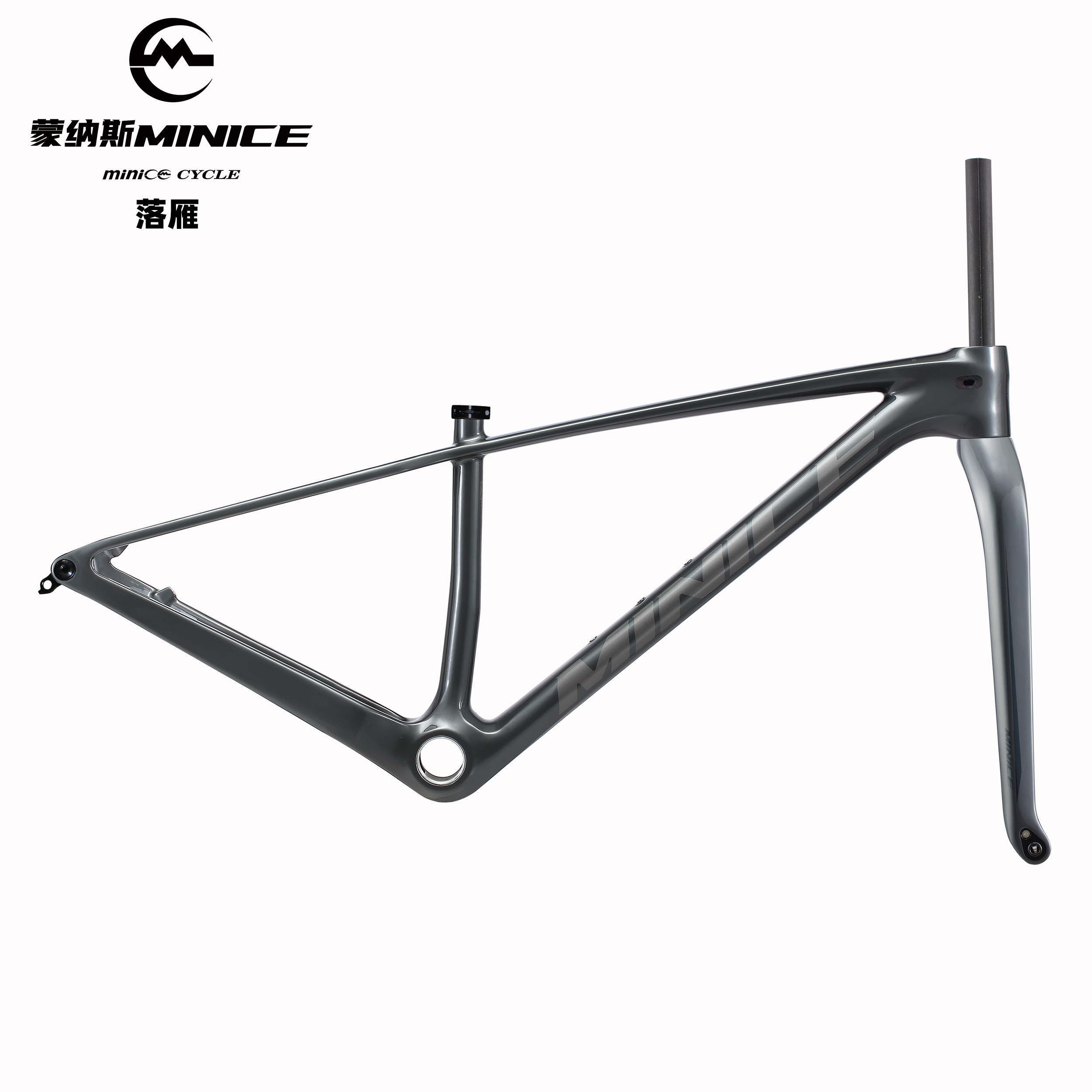 蒙纳斯minice M2 PRO SM碳纤维山马车架超轻碳架山地成人自行车架
