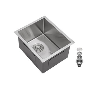 76x43SUS不锈钢手工水槽单槽加厚嵌入式 55x40 50x40 42x35 65x40