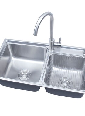 72x39 72x41 76x41 73x39 71x38 65x38厨房双槽双盆不锈钢槽洗碗