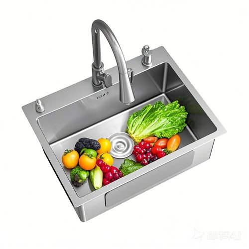 水槽双槽单槽拉丝水盆一体