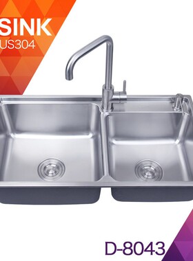 68x38 70x38 72x40 73x39 76x41 79x42 SUS不锈钢加厚水槽双槽