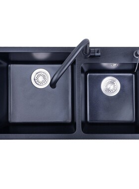 91x43 68x39 92x45水槽双槽不锈钢洗菜盆洗水池加厚菜池水盆淘菜