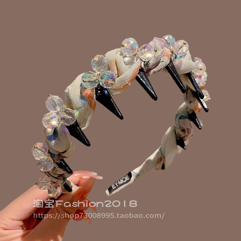 高级感发箍女甜美2025新款高颅顶发带洗脸头箍压发卡夏天发捆头饰