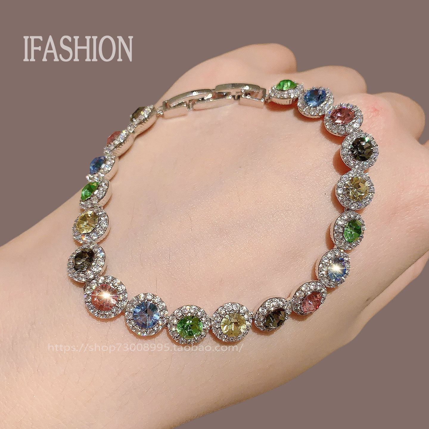 高级感水晶手链女2025新款轻奢小众精致高级感闺蜜礼物手饰送女友