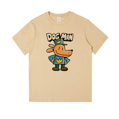 夏DOGMAN神探狗狗联名短袖周边男女大儿童套装纯棉上衣裤T恤衣服
