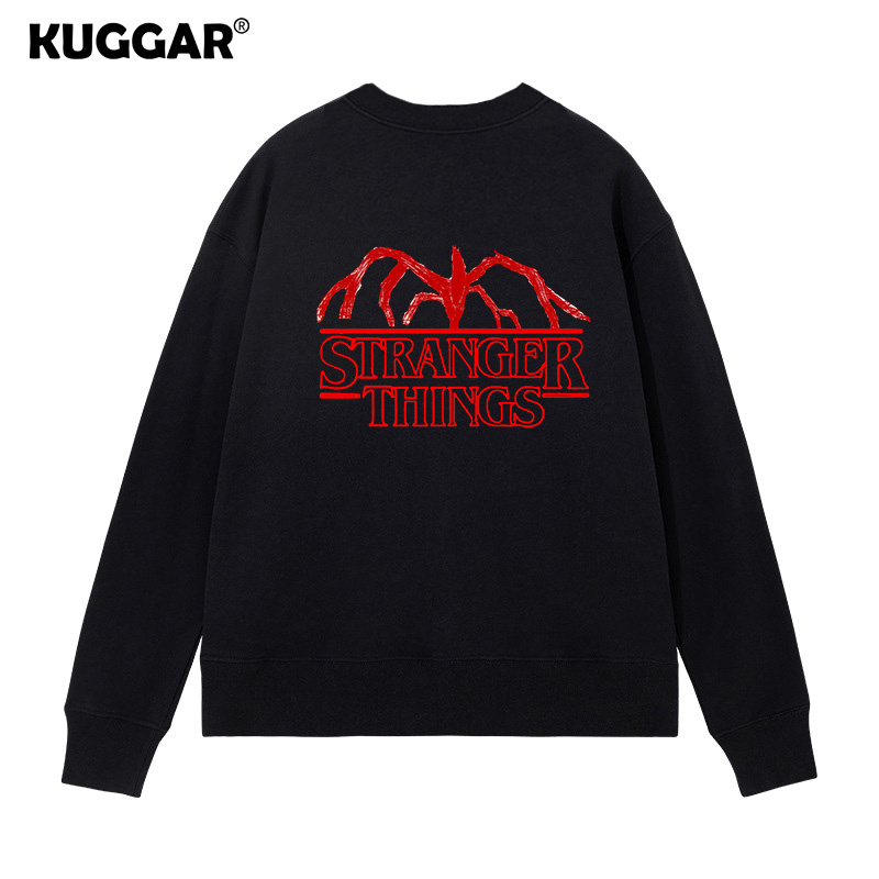 怪奇物语美剧Stranger Things魔王卫衣长袖外套复古衣服秋冬男潮