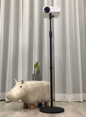 投影仪支架家用落地支撑架金属伸缩投影机架万向调节投天花板架子