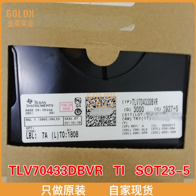 【 全新原装现货 】TLV70433DBVR 低压差稳压器 150mAUltra-Low