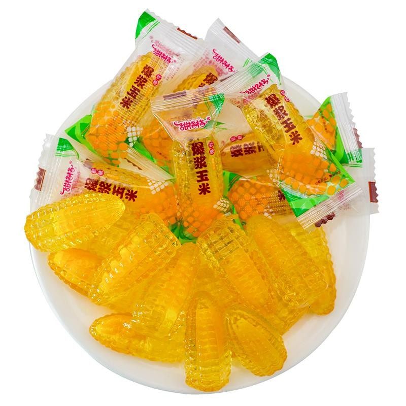 什锦多味软糖桔子牛皮糖qq糖橡胶糖芒果软糖年货零食休闲食品